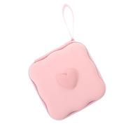 IWOWHERO Bolsa de Almacenamiento para Tampones Sanitarios Diseño Multicompartment y Cremallera, Material Eva Rosa, Compacto y Portátil para Baño U Oficina