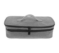 IWOWHERO Bolsa de Viaje para Herramientas de Cabello con Doble Organizador para Secador y Rizador Diseño Minimalista y Práctico para Proteger y Transportar Accesorios de Peinado Viajes