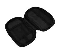 IWOWHERO Bolsa para Diabéticos de Tela Negra Diseño Práctico y Elegante, Organizador Portátil para Suministros Médicos y Contenedores de Objetos Punzantes en Compartimento de Coche