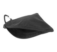 IWOWHERO Bolsa Portafiltros de Café para Camping, Bolsa de Almacenamiento Multifuncional Ligera, Tamaño Compacto, Color Negro, Gancho para Colgar, Resistente Poliéster para Protección