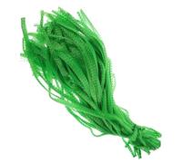 IWOWHERO Bolsas De Malla De Nailon Gruesas 50 Cm Bolsa para Productos Agrícolas y Supermercado Material Plástico Verde Duradero para Embalaje De Frutas y Verduras Pack De 100 Unidades