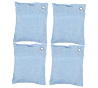 IWOWHERO Bolsas Purificadoras De Aire De Carbón De Bambú 4 Piezas, Absorbentes De Olores y Humedad, Filtro De Carbón Activado, Portátiles Para Coche, Armarios y Zapatos, Uso Doméstico y Vehículo