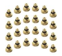 IWOWHERO Boquillas Nebulizadoras de Latón 03 CM 20 Piezas para Sistemas de Refrigeración Exterior Humidificación y Pulverización de Jardín Boquilla Atomizadora de Baja Presión