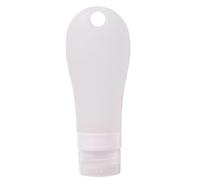 IWOWHERO Botellas Recargables de Silicona de 60ml para Viaje al Aire Libre, Reutilizables y Flexibles con Orificio para Cosméticos y Cuidado Personal, Pack de 3 Unidades