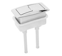 IWOWHERO Botón Pulsador Doble Descarga para Inodoro de Plástico Abs, Kit de Repuesto Compatible, Ahorro de Agua, Accesorio para Tanque de Baño, Uso Diario, 1 Unidad