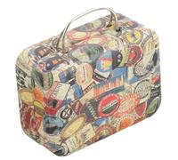 IWOWHERO Caja Caja De Embalaje De Pestañas Estuche Polaco Máscara Falso Tubos De Brillo De Labios Vacíos Bálsamo Bolsa Pinceles De Maquillaje Casos Gel Esponja Tapas Castor Baratijas Metal