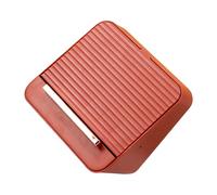 IWOWHERO Caja de Almacenamiento de Lápiz Labial Roja Compartimentos Múltiples Organizador de Cosméticos para Escritorio Soporte Antidespolvoreo Adecuado para Uso en Hogar y Tienda