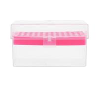 IWOWHERO Caja de Almacenamiento para Puntas de Transparente con Tapa Organizador Compacto de Pozos para Laboratorio Soporte Duradero para Puntas de Pipettor para Investigación Científica y