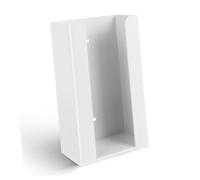 IWOWHERO Caja De Desechables Acrílica Transparente Blanca, Organizador y Dispensador De Almacenamiento, para Uso y Baño, Práctico para Guardar y Pañuelos