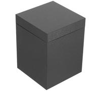 IWOWHERO Caja de Obsequio con Tapa Gris para Bola de Cristal 155X155X205 MM Caja Decorativa para Joyería y Flores Preservadas Cajita de Obsequio Pequeña Adecuado para Bodas y Cumpleaños