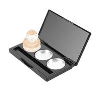 IWOWHERO Caja De Sombras De Ojos Paleta Vacía Bandeja De Almacenamiento De Maquillaje Para Sombras De Ojos Usar Tocador o Baño