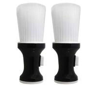 IWOWHERO Cepillo de Afeitar para Peluquería 2piezas con Cerdas de Nylon y Plástico, para Limpieza de Cabello en Salones y Casa