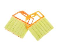 IWOWHERO Cepillo para Limpiar Persianas Diseño Desmontable y Material Sintético, Fácil de Usar, 2 Piezas para Limpieza en Casas y Coches