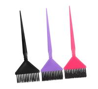 IWOWHERO Cepillo para Teñir Cabello Profesional 3 Piezas Cerdas Flexibles Aplicador de Tinte Unisex para Salón y Uso Doméstico