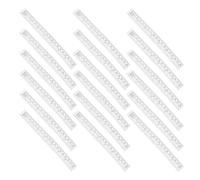 IWOWHERO Cinta Métrica de Papel Desechable de 15 Metros Doble Cara para Medidas Corporales y Sastrería Paquete de 100 Unidades Herramienta Ligera y Precisa para Costura y Manualidades