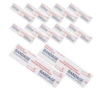 IWOWHERO Cinta para Vendaje de Incisión Transpirable 50 Unidades 45X10 MM Tiras Adhesivas Tipo Abanico Impermeables para Cuidado y Cierre de Heridas Apósitos Flexibles para Cicatrización