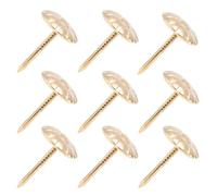 IWOWHERO Clavos Decorativos Dorados para Sofá 11x17 Mm, 500 Unidades, Uñas de Burbujas para Muebles Antiguos, Tachuelas para Tapicería y Decoración de Puertas, Accesorios para Muebles