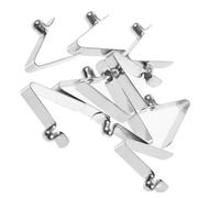 IWOWHERO Clips de Resorte Botón Pulsador para Mástil de Tienda y Paraguas Abrazadera Telescópica Interior para Tubo Sólido y Hueco 6 MM 20 Unidades Uso en Bricolaje y Kayak