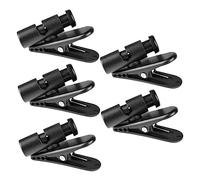 IWOWHERO Clips para Cables de Auriculares y Micrófono Grandes 5 Unidades Duraderos Material Abc y PC para Organización en Uso Diario Color Moda