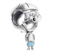 IWOWHERO Colgante De Plata Divertido Esmalte Para Niño Charm Creativo Para Pulsera y Especial