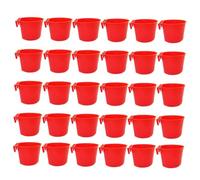 IWOWHERO Comederos para Pájaros 30piezas Cuencos Colgantes Pequeños Material PP para Jaulas y Aves Alimentación De y Canarios Adecuado para Mascotas y