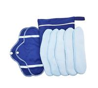 IWOWHERO Compresas Reutilizables Lavables 8 Piezas Toallas Sanitarias Portátiles de Tela y Transpirables Almohadillas Menstruales para Adecuadas Uso Femenino Período Menstrual