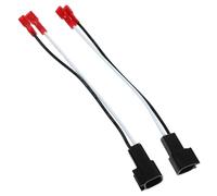 IWOWHERO Conector Adaptador para Altavoces de Coche 2 Piezas Arnés de Cableado Compatible Puertas de Vehículo Accesorio Plástico Resistente para Instalación de Sistema de Sonido