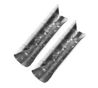 IWOWHERO Conector de Varilla Romana 2 Piezas Juntas de Cortina para Barras Huecas Accesorios para Ventanas de Hierro Color Plata para Sala de Estar y Dormitorio