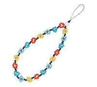 IWOWHERO Cordón Colgante para Teléfono Cuentas de Colores Estilo Bohemio Longitud 285 CM Accesorio Antipérdida Multifuncional para Móvil Cámara y Llaves Adorno para Muñeca y Bolso