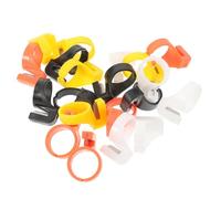 IWOWHERO Cortador De Hilo Cortador De Anillos Para El Dedo 20 Piezas Herramienta De Corte De Plástico Para Hilo De Pesca Bordado Y Coser a Mano Ligera Y Portátil