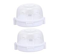 IWOWHERO Cubierta de Perilla de Estufa a Prueba de Bebés 2 Pcs de Abs Color Claro para Cocina, Resistente y Segura para Proteger Niños en Uso Multi-escenario
