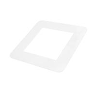 IWOWHERO Cubierta Decorativa de Acrílico white para Cubre Interruptor de Luz Diseño Moderno, Limpia y Removible para Protección y Decoración de Placas de Pared