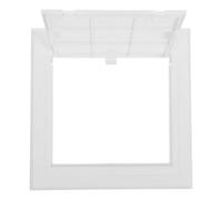 IWOWHERO Cubierta del Panel de Acceso Pared 150x150 Mm, Puerta de Inspección Doble Cara Adhesiva, Plástico Resistente, para Baños y Cocinas, Tapa para Agujero de Plomería, Paneles de Pared