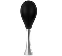 IWOWHERO Cuchara para Arroz de Silicona Negra Soporte Utensilio de Cocina Portátil Paleta Reutilizable Resistente y Ligera para Servir Arroz Uso Doméstico