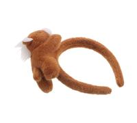 IWOWHERO Diadema de Caballito para Fiesta de Año Chino Decoración de Caballos Disfraz de Cosplay para Adultos y Mujeres Accesorios Cabello de Caballo de Peluche