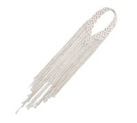 IWOWHERO Diadema Tejida de Macramé para Mujer Diadema Bohemia de Algodón Accesorio para Cabello Hecho a Mano Tocado Boho Ligero y Cómodo para Bodas y Fiestas