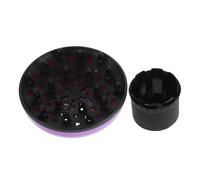 IWOWHERO Difusor Para Secador De Pelo Grande, Accesorio Plástico Resistente Al Calor, Ajustable Para Cabello Rizado, Adecuado Para Uso Profesional En Salón De Belleza, Color Púrpura