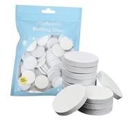 IWOWHERO Discos de Lijado para Uñas 50 Unidades Ø25 Mm Polidores Resistentes para Manicura Pedicura Profesionales Accesorios de Lijado para Salón