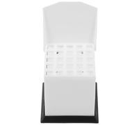 IWOWHERO Dispensador de Bolitas de Algodón Higiénico, Organizador Compacto para Suministros Dentales, Caja de Almacenamiento Rápido para Clínica, Accesorio Profesional para Gestión