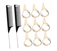 IWOWHERO Distribuir Peines Para Cardar Peines De Peluquero Con Anillos De Separación Para Alisar El Cabello Cabelludo El Baño