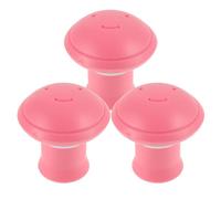 IWOWHERO Ejercitador Facial de Mandíbula 3 Piezas Color Rosa para Tonificar Rostro y Cuello Forma de V Dispositivo Antiarrugas para Reducir Papada y Reafirmar Piel