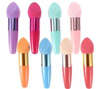 IWOWHERO Esponja De Maquillaje Líquida Set 1 Unidad Tamaño Mediano Forma Hongo Silicona Color Aleatorio Para Mujeres Aplicación Base Corrector Rubor Masaje Facial