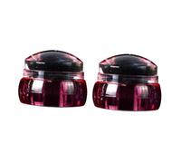 IWOWHERO Estampadores Fácil de Usar para Manicura en Plástico Rojo Juego de 2 para Decoración de Uñas en Casa y Do It Yourself Nail Art Stamping