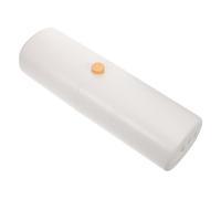 IWOWHERO Estuche De Viaje para Cepillos De Dientes Pequeño Blanco, Caja Organizadora Portátil Válvula Transpirable, Envase para Pasta Dental y Vaso para Enjuague, Adecuado para Viajes y Uso Diario