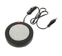 IWOWHERO Estufa Eléctrica para Calentar Cera de Vela Mini, Placa Calefactora de Cera Portátil, Voltaje Ac220, Diseño Compacto y Seguro para Depilación y Manualidades de Bricolaje