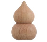 IWOWHERO Frasco roll-on para aceites esenciales: Frasco roll-on para perfume de 2 ml - Recipiente rellenable con forma de calabaza de madera - -on de perfume vacío, reutilizable, tamaño viaje