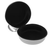 IWOWHERO Funda Organizadora para Almohada Cervical de Estuche Portátil de PU Resistente con Cierre para Cojín Viscoelástico Forma Bolsa Práctica para y Uso Outdoor Diseño Color Aleatorio