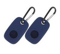 IWOWHERO Funda Protectora Silicona para Tile Pro 2022 Compatible 2 Piezas Mosquetón para Rastreador Llavero Adecuado para Viajes Azul