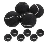 IWOWHERO Fundas para Patas de Silla 12 Pcs Negras Diseño Precortado de Pelota de Tenis, Protectores Antideslizantes y Silenciosos para Muebles, Protección del Suelo para Oficinas,
