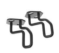 IWOWHERO Ganchos de Hierro para Garaje 2 Piezas, Colgadores Resistentes para Almacenamiento Pesado, Organizador de Pared para Herramientas, Bicicletas y Escaleras, Uso Industrial